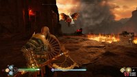 don’t forget to shoot her out of the air to avoid the mace shockwave attack.