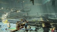 if there is no red ring then the Chakrams will track and need to be blocked or dodged at the last second.