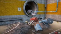 Shoot the barrel to gain access to this pipe