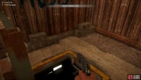 Open the door and head into the bunker