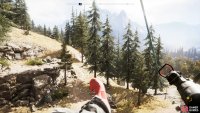 climb out the window and use the zipline after getting the Wheel