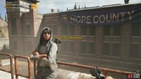 Tracey can usually be found on top of the wall at the Jail.