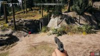 The first stash is found in a small bunker just outside the cabin