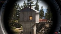 use a sniper to aim through the open window and remove the lock