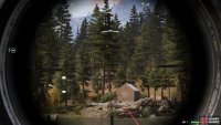 kill the sniper aiming at you across the river