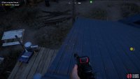 drop onto a ledge from the roof and head inside to find the switch