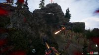 Make good use of the cover as you head up the hill