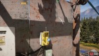 Climb the ladder of the tower to reach this switch