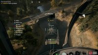 use the helicopter to make quick work of them.
