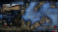 The gunboats patrol the river to the west