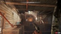 take the ladder up and follow the path to the controls