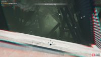 swim through this opening to the end and climb out inside the dredge