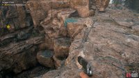 use the blue ropes as a guide on where it&rsquo;s safe to drop before using the grapple