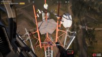 use Larry’s helicopter to hit the three remaining dishes.