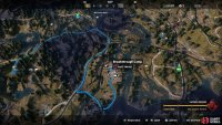 You’ll find the camp to the south of the Moccassin River
