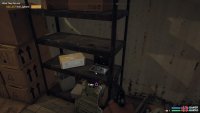 the Lighter sits on a shelf next to a Med Kit.