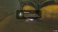 Open the chest behind the stable for your promised Diamond