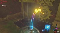 Rotate the right analog stick carefully to turn the lever