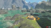 When this cutscene plays that pans out to the pedestal, you will know you have completed breaking the rocks