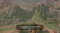 This is the direction you need to go in to continue your quest.