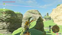 These two rings are what you can shoot through. It’s even easier if your bow has “Long Shot”.
