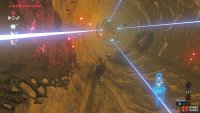 Run between the lasers as fast as you can so you don&rsquo;t get stuck and hit