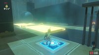You’ll need to time when to activate stasis so that the boulder rolls into the door.