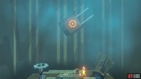 Use motion controls to center the target so you can shoot it with the cannon