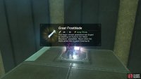 Once you’ve completed that puzzle you’ll be able to grab the Great Frostblade.