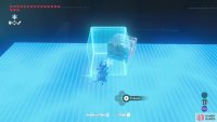 Then place it against the back wall in the water and use cryonis to make an ice cube beneath.