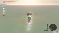 Then, at dawn, paraglide down towards a blue ring in the water.