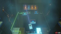 Use the laser to switch the crystals on and off