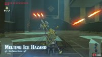 the goal is to get an ice cube across a perilous route to the top of the shrine.