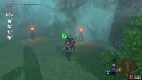 Once you find the final two torches, head left and follow the direction the wind was blowing on the left torch.