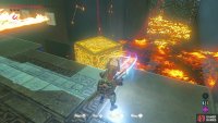 Then you can move the metal cube using magnesis.
