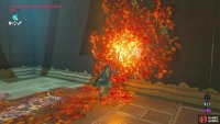 Burn the leaves beneath the wooden platform