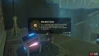 you can then grab an Ancient Core from the treasure chest.