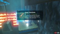 then, you can grab the treasure chest and loot it for a great flameblade.