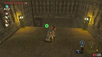 The shrine is hidden below, but the lanterns will give you a clue as to their location