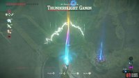 Use the metal rods to stun him with his own lightning