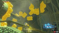Freeze the stone block before it falls down so it hits the other cog