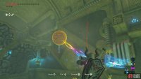 Use the launcher to launch the ball into the tap handle to turn the water back on