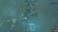 Then once you’ve grabbed the key, rotate the structure until you have the stairs closest to you. 