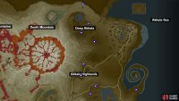Big Hearty Radish locations in the Akkala region.