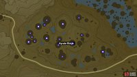 Bird Egg locations at Seres Scablands.