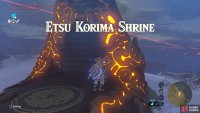 To access this shrine, you must clear the enemy camp east of Mount Hylia.