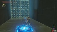 Upon standing on the switch, a spike wall will close in from behind.