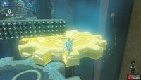 Use Stasis to freeze the second rotating gear.