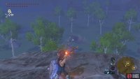 Aim for this distant Lizalfos patrolling between the trees. You’ll need arc your bow higher than in this screenshot.