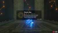 This will unlock the gate, allowing access to a chest with a Phrenic Bow.